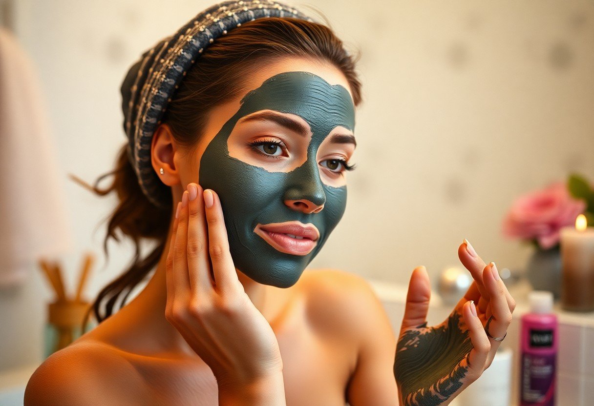 A Lady using New York Biology Dead Sea Mud Mask