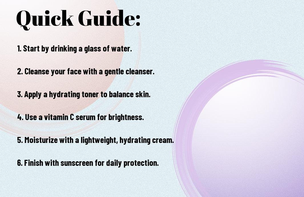 Quick Guide: Simple Morning Routines for Glowing Skin