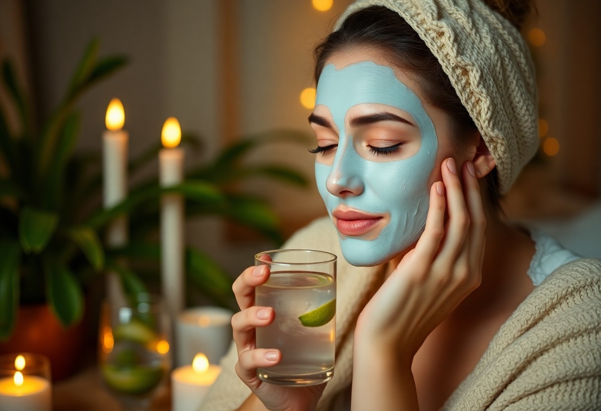 Women achieve Radiant Skin by Stress-Busting Techniques