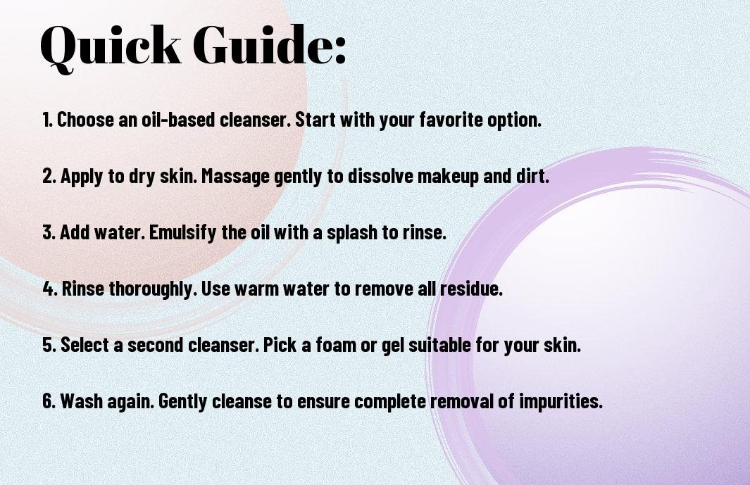 Quick Guide: Guide To Double Cleansing