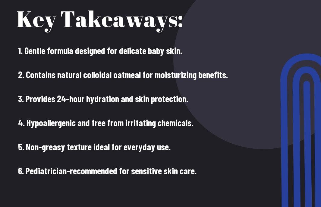 Key Takeaways: Aveeno Baby Daily - Best Moisture Body Lotion For Adult Sensitive Skin