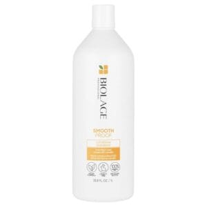 Biolage Smooth Proof Conditioner | Provides Humidity Control & Anti-Frizz Smoothness | For Frizzy Hair | Paraben & Silicone-Free | Vegan​ | 33.8 Fl. Oz