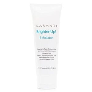 VASANTI Exfoliating Face Wash, Original Size (120g) - Enzymatic Face Rejuvenator which is Enriched with Papaya, Microcrystals, Aloe Vera - Get Healthy Glowing Skin