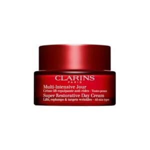 Clarins Super Restorative Day Cream | Anti-Aging Moisturizer For Mature Skin Weakened By Hormonal Changes | Replenishes, Illuminates & Densifies Skin | Lifts & Smoothes | Targets Age Spots & Wrinkles