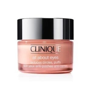 Clinique All About Eyes Lightweight Eye Cream With Vitamin C | Hydrating, Brightening, Depuffing + Dark Circle Reducing, 0.06 Ounce