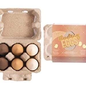 Beauty Bakerie Blending Egg Beauty Sponge Cosmetic Face Make up Blender Sponge Applicator for Powder, Liquid, Foundation, Concealer and Blending, Latex Free 6 Pack Set, Organic Brown