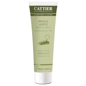Cattier Green Clay Mask Ready for Use with all Natural Ingredients 100 Ml