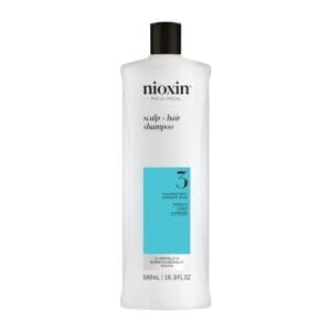 Nioxin System 3 Scalp + Hair Shampoo - Hair Thickening Shampoo For Damaged Hair with Light Thinning, 16.9 fl oz (Packaging May Vary)