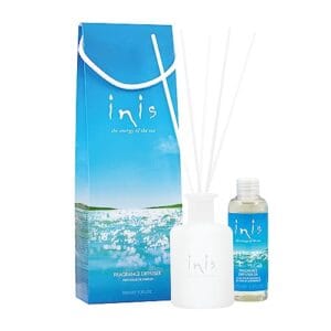 Inis The Energy of The Sea Fragrance Diffuser Set - Diffuser for Home - Reed Diffuser - Reed Diffuser for Home - Scent Diffuser for Home - Oil Diffuser - Essential Oil Diffuser - 3.3 Fluid Ounce