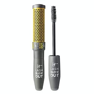 IT Cosmetics Lash Blowout Mascara, Black - Lifts, Volumizes & Separates Lashes - Unique Wand Developed with Drybar - Contains Biotin - 0.24 fl oz