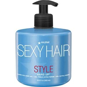 SexyHair Style Hard Up Hard Holding Gel, 16.9 Oz | Extreme Hold | Non-Flaking Formula | All Hair Types