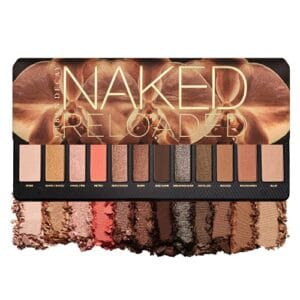 Urban Decay Naked Reloaded, Nude Bronze Neutral Eyeshadow Palette, Matte, Metallic, Shimmer Finish, 12 Warm Bronze Eye Shadows, Natural Soft Glam Smokey Eye Makeup, Vegan, Cruelty-free