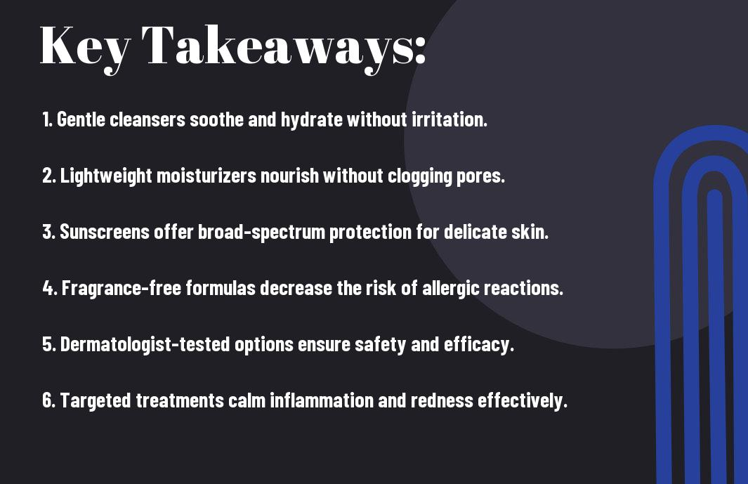 Key Takeaways: 5 Best Sensitive Skin Products in 2025