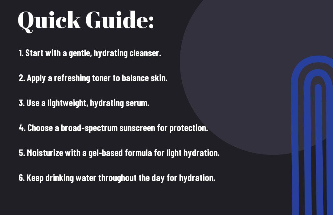 summer skincare routine for hydrated skin zfu
